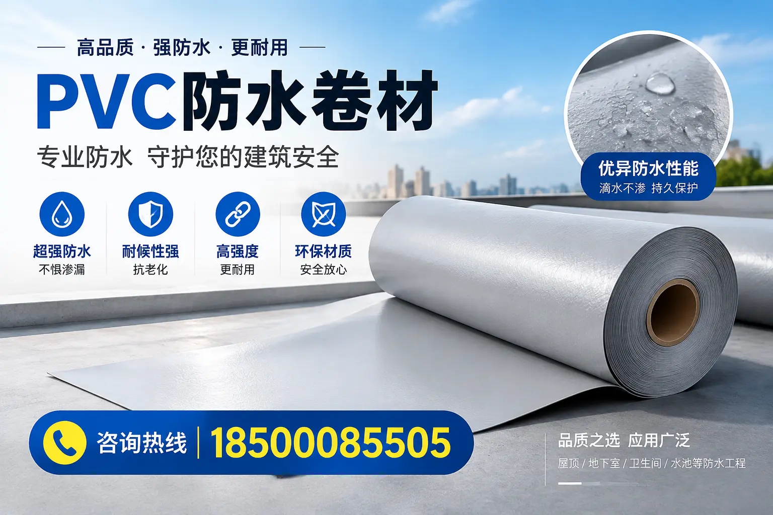 拉萨地区pvc防水卷材的市场现状与发展趋势